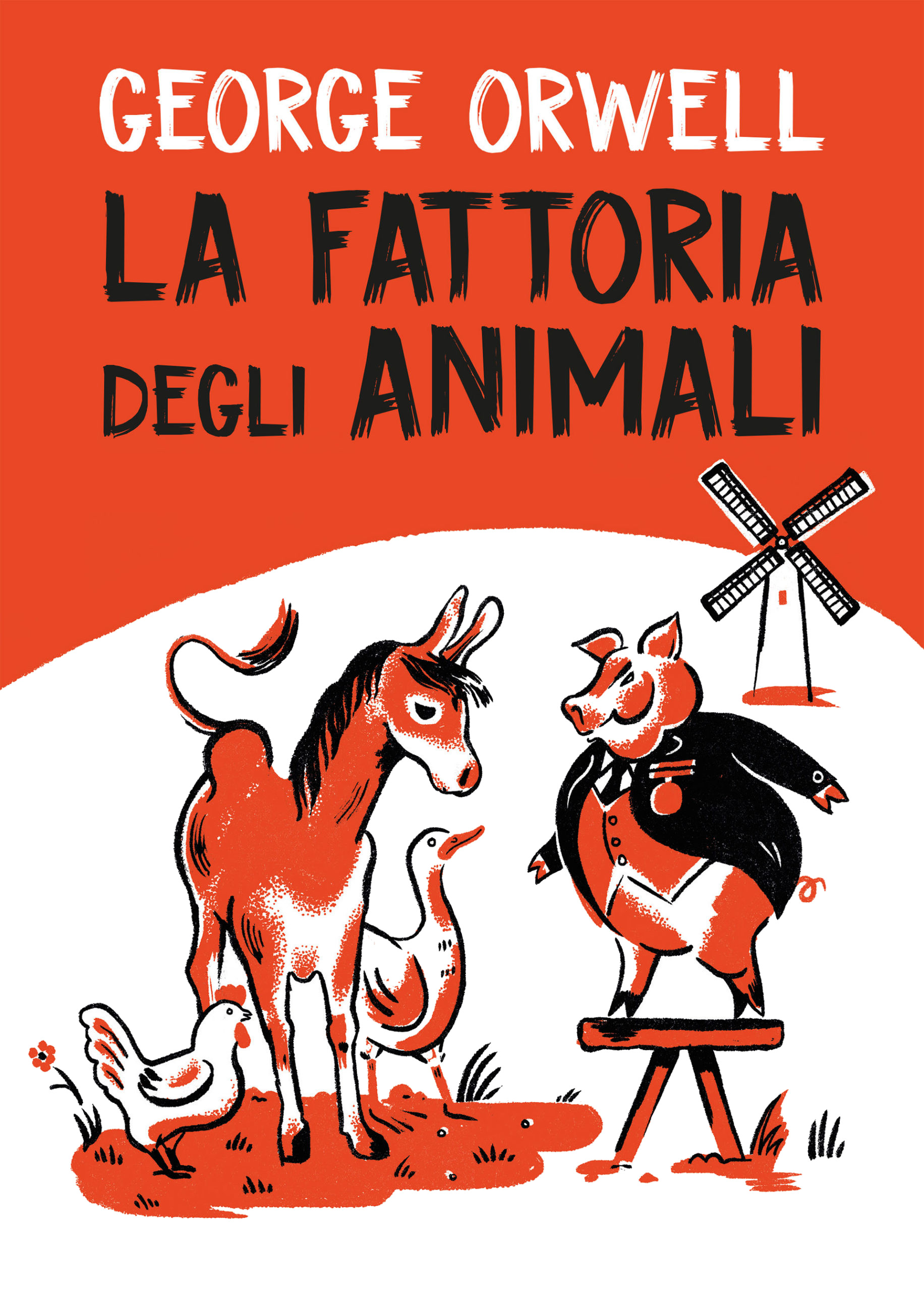 Copertina di "La Fattoria degli Animali" di George Orwell