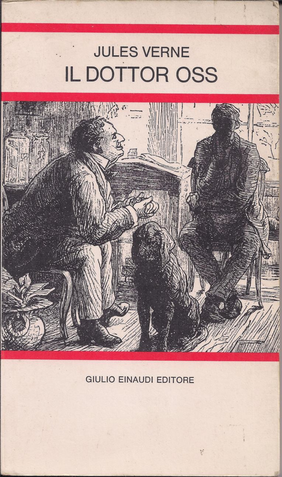 La copertina di Il Dottor Oss di Jules Verne