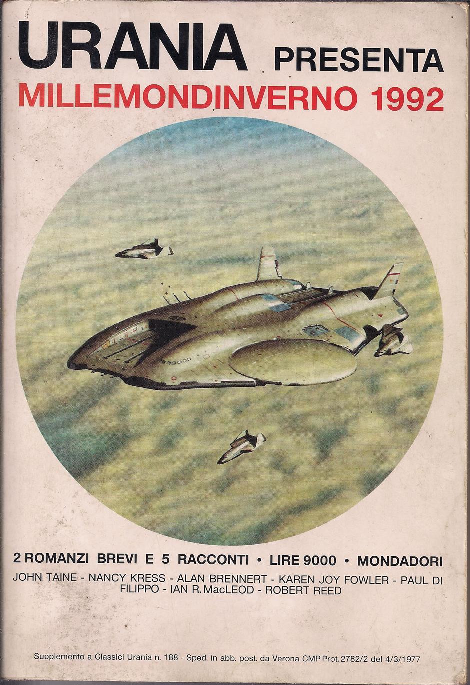 La copertina di Millemondinverno 1992 - Urania