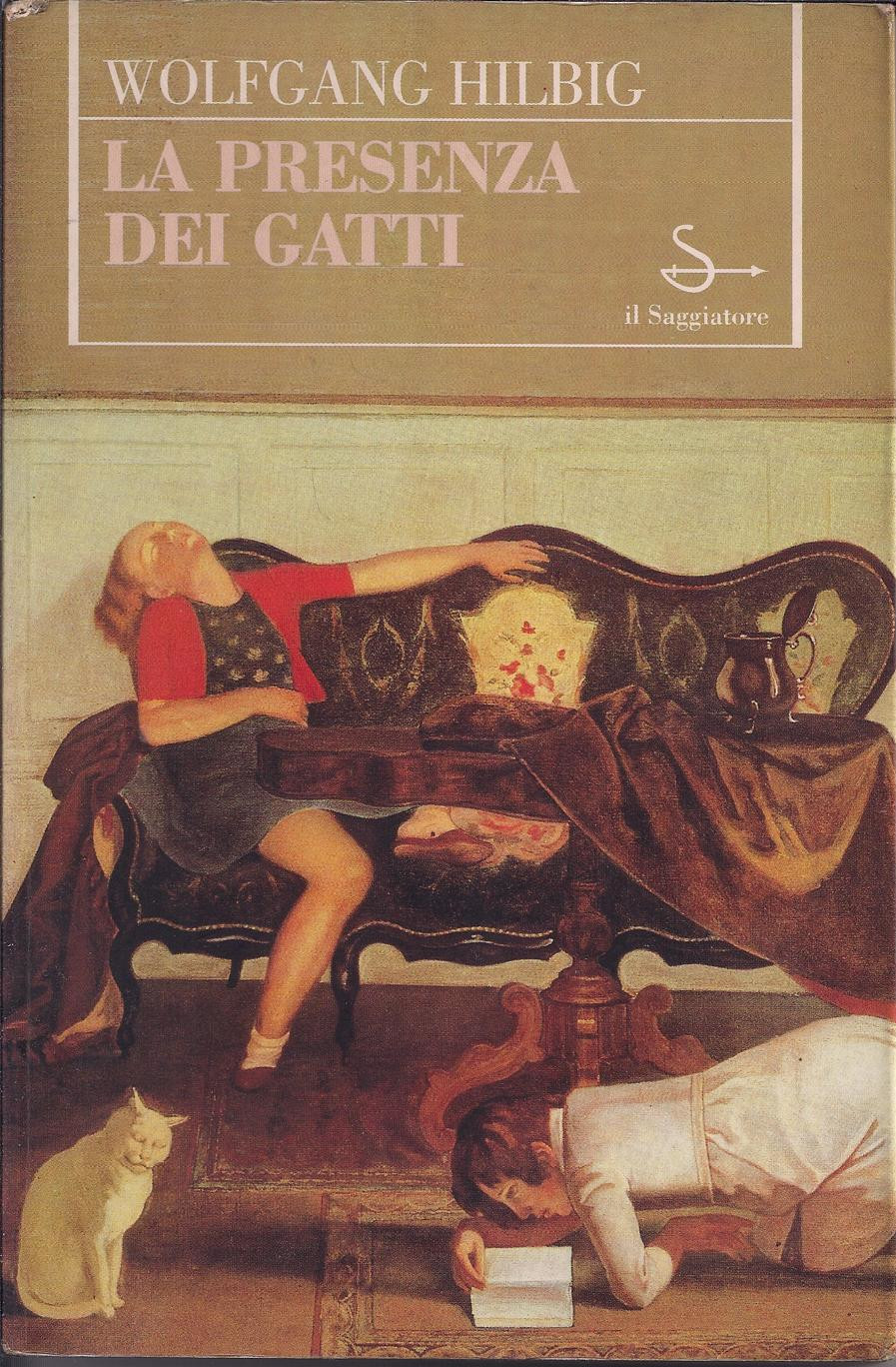 La copertina di La presenza dei gatti di Wolfgang Hilbig