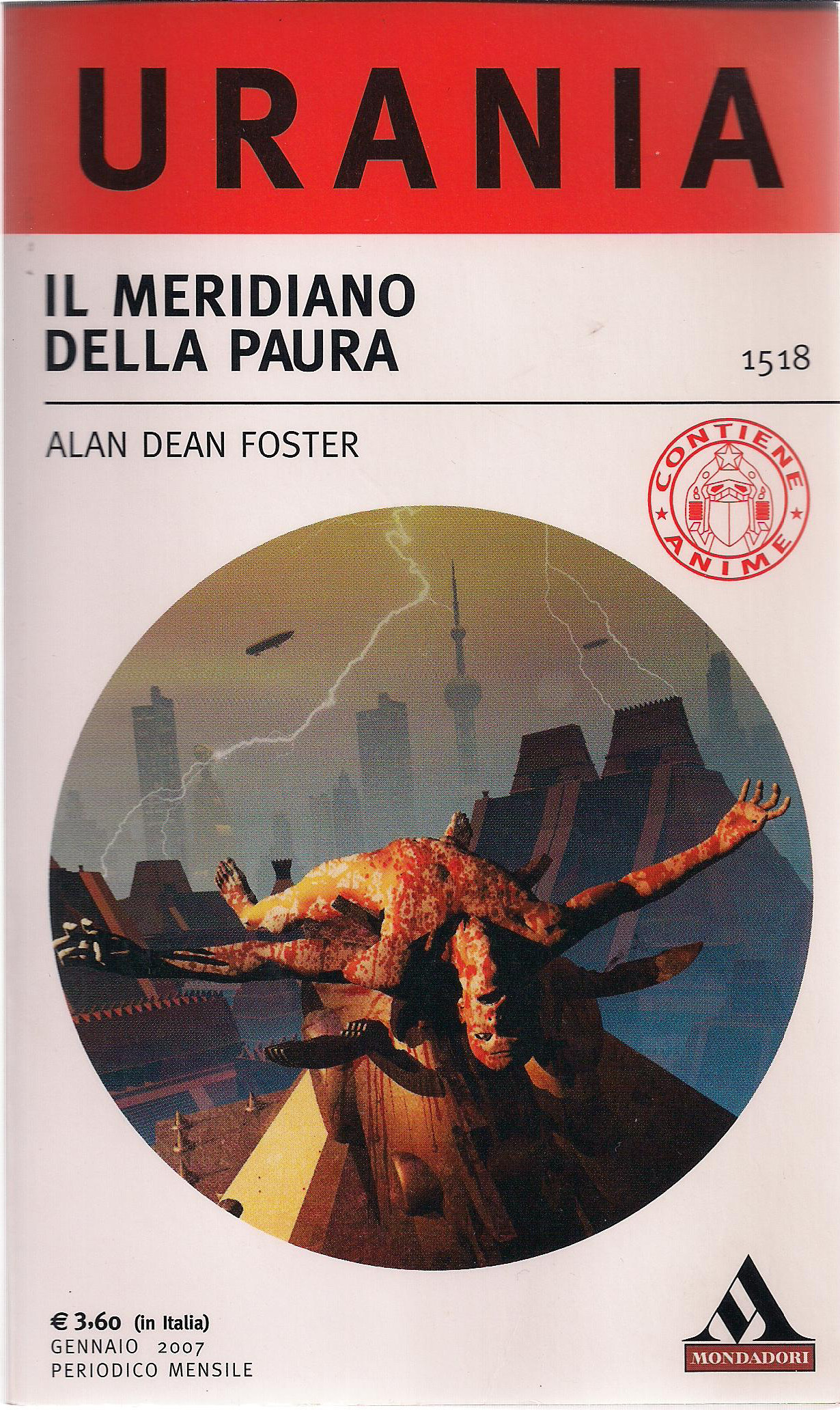 Copertina di "Il Meridiano della Paura" di Alan Dean Foster