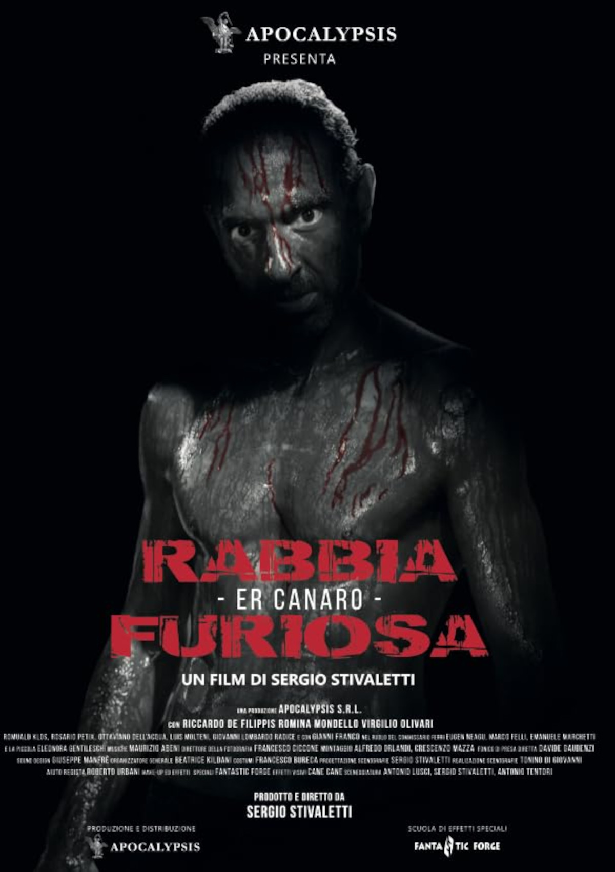 Locandina di "Rabbia Furiosa / Er Canaro" di Sergio Stivaletti del 2018